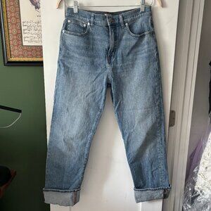 Madewell 90s Straight Medium Wash Jean, Size 29